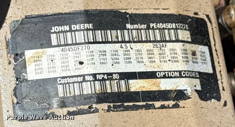 image for item EJ4673 2004 Broce RJ 350 broom