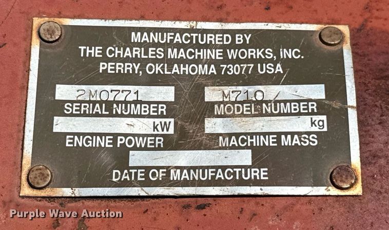 image for item EJ4680 1995 Ditch Witch 7610DD rock saw