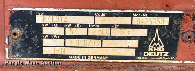 image for item EJ4680 1995 Ditch Witch 7610DD rock saw