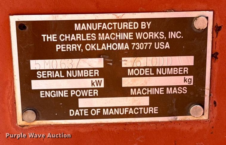 image for item EJ4680 1995 Ditch Witch 7610DD rock saw