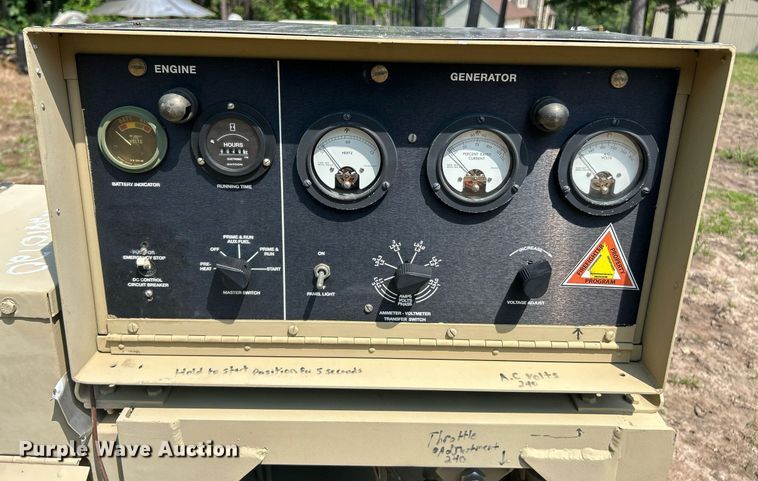 image for item EK8179 Libby Welding Co MEP003A generator