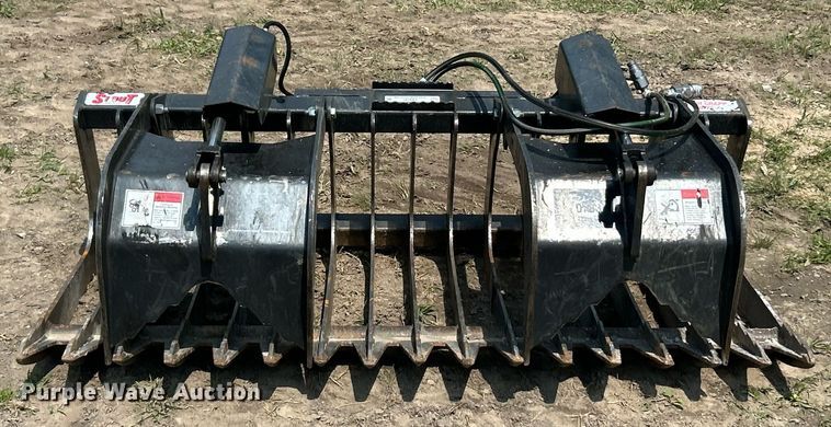 image for item EK8181 Stout HD72-4 skid steer grapple bucket