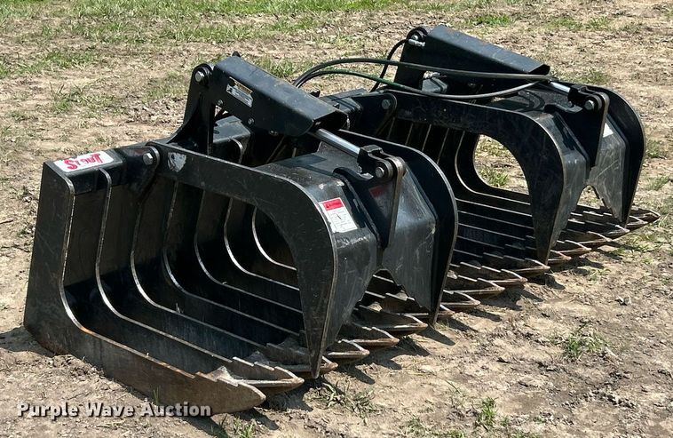 image for item EK8181 Stout HD72-4 skid steer grapple bucket