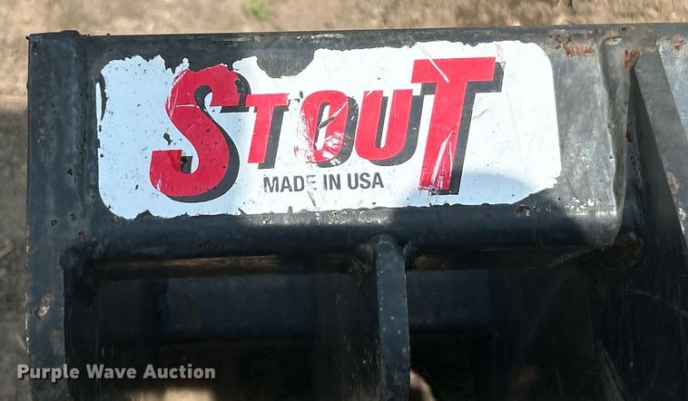 image for item EK8181 Stout HD72-4 skid steer grapple bucket
