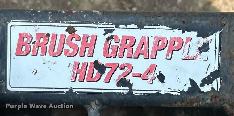 image for item EK8181 Stout HD72-4 skid steer grapple bucket