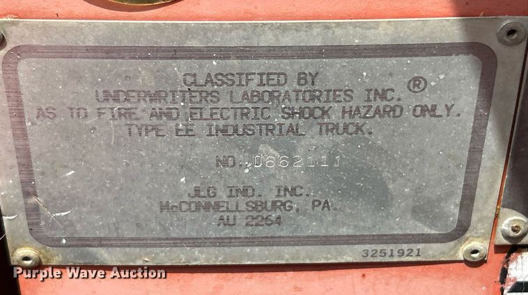 image for item EK8185 JLG 45 boom lift