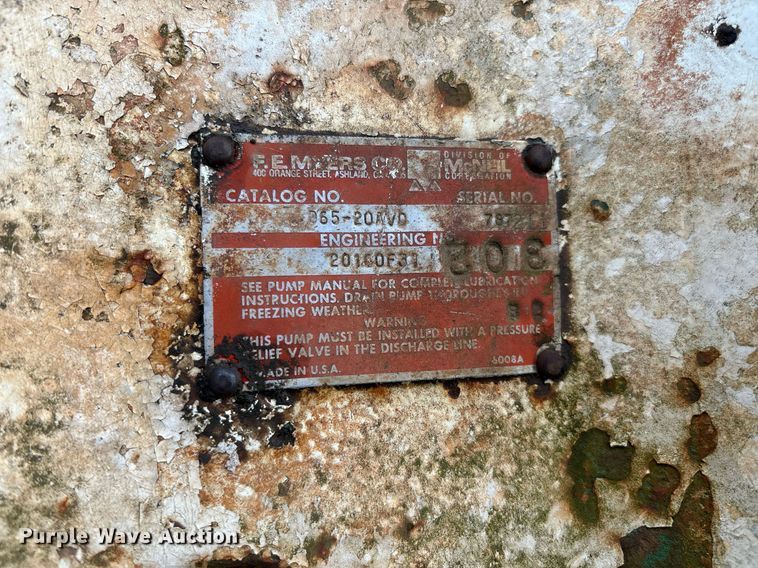 image for item EM2591 1987 Ford L8000 sewer jetter truck