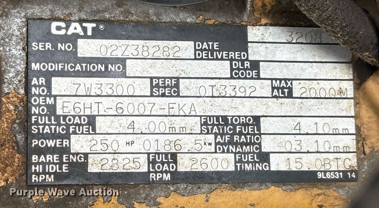 image for item EM2591 1987 Ford L8000 sewer jetter truck