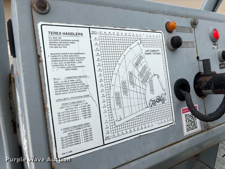 image for item EM2593 2007 Genie GTH1056 telehandler