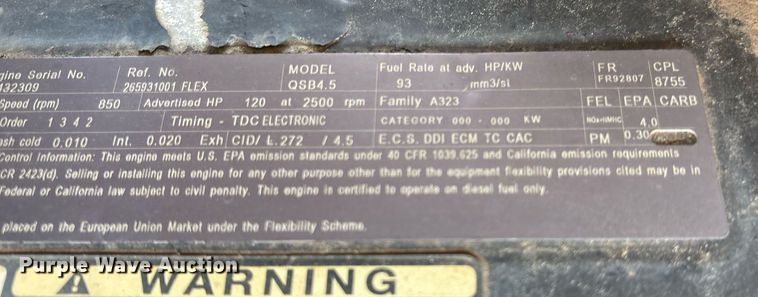 image for item EM2599 2012 Vermeer RTX 1250 cable plow