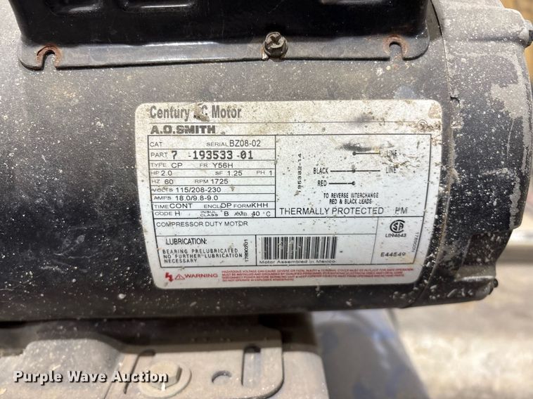 image for item EM2620 Quincey QTS-3 air compressor