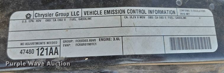 image for item EM7090 2015 Dodge  ProMaster 1500 utility van