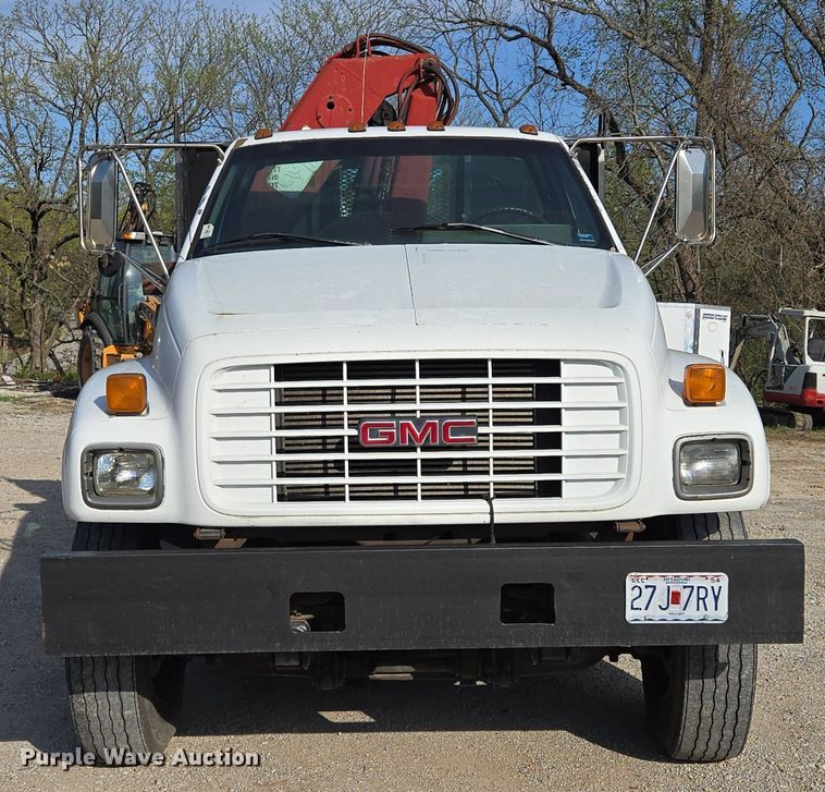 image for item EM7107 1997 GMC C7500 crane truck