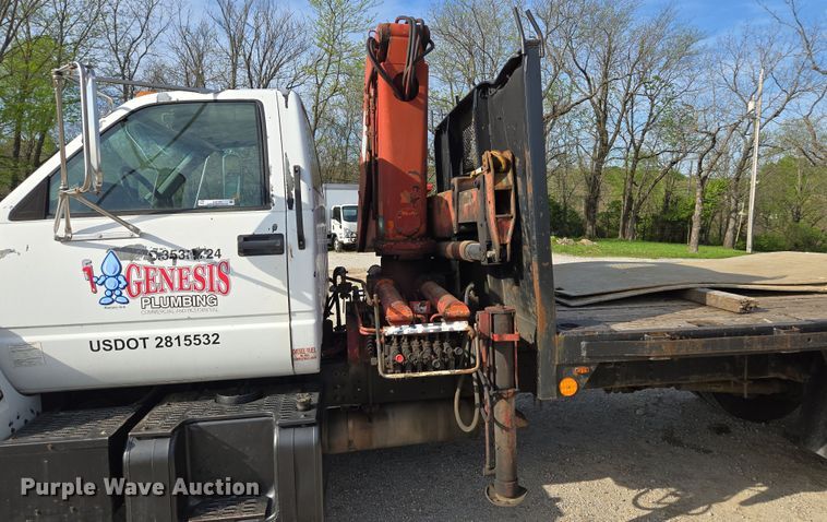 image for item EM7107 1997 GMC C7500 crane truck