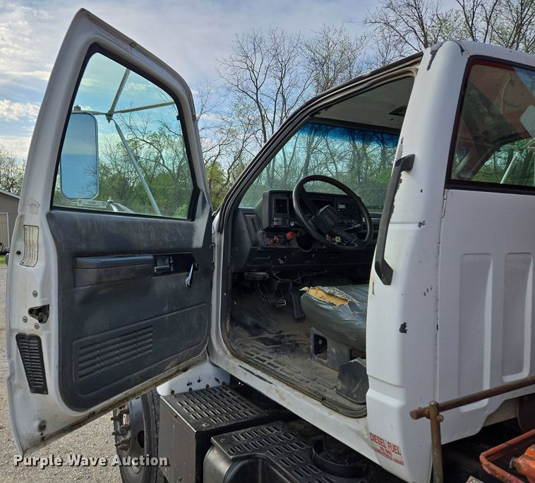 image for item EM7107 1997 GMC C7500 crane truck