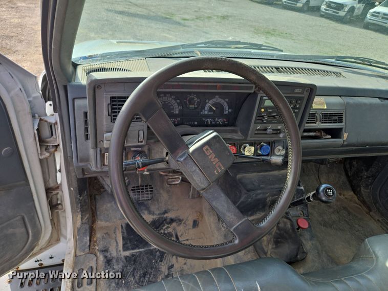 image for item EM7107 1997 GMC C7500 crane truck