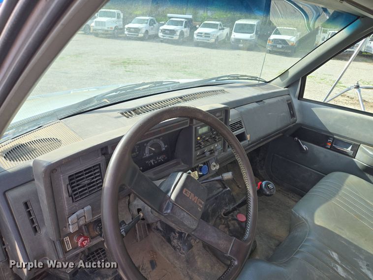 image for item EM7107 1997 GMC C7500 crane truck