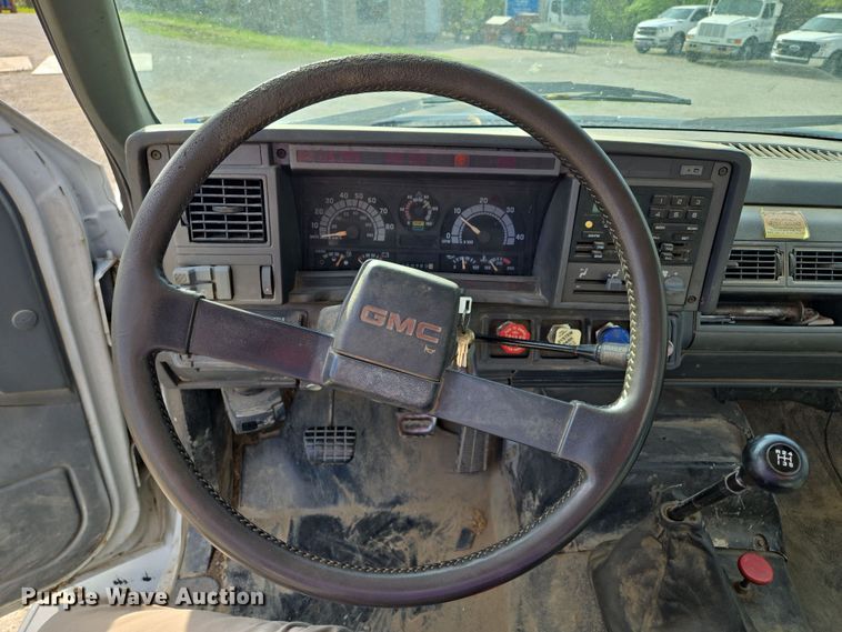 image for item EM7107 1997 GMC C7500 crane truck