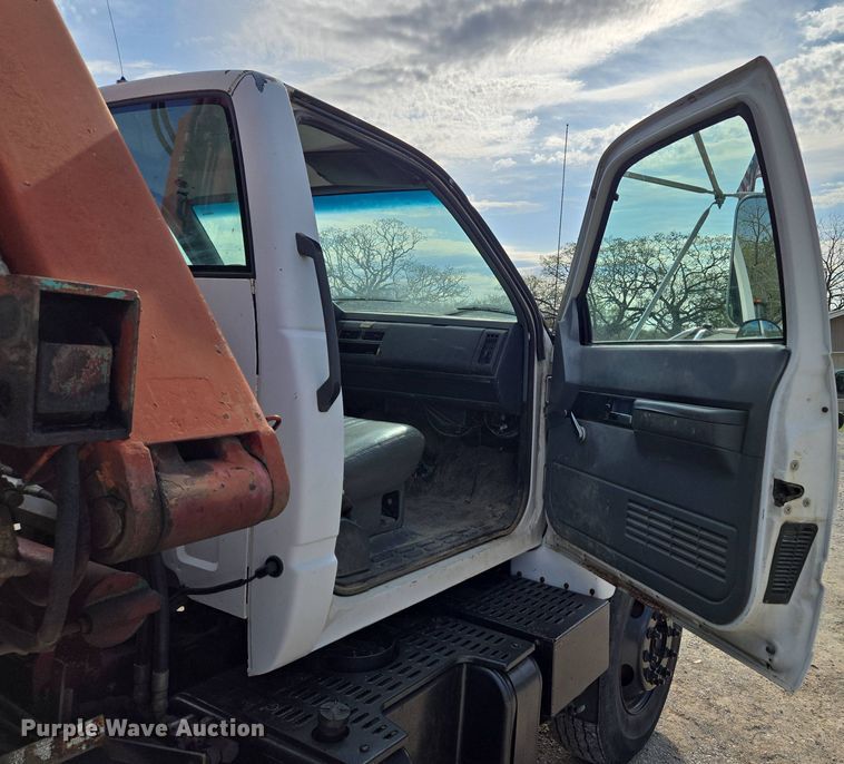 image for item EM7107 1997 GMC C7500 crane truck