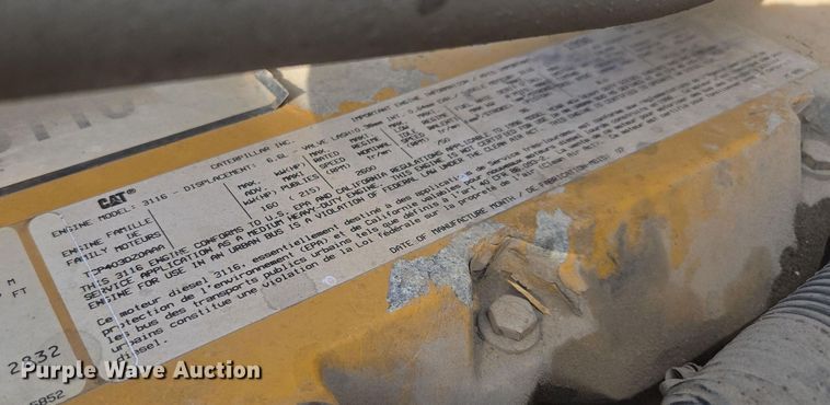 image for item EM7107 1997 GMC C7500 crane truck