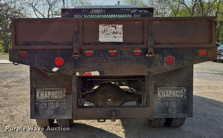 image for item EM7108 1995 International  4700 DT466 dump flatbed truck