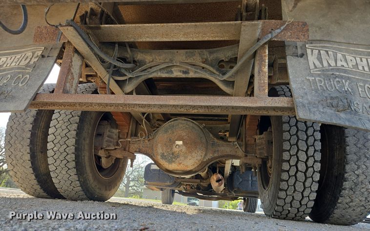 image for item EM7108 1995 International  4700 DT466 dump flatbed truck