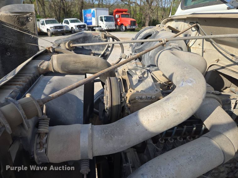 image for item EM7108 1995 International  4700 DT466 dump flatbed truck