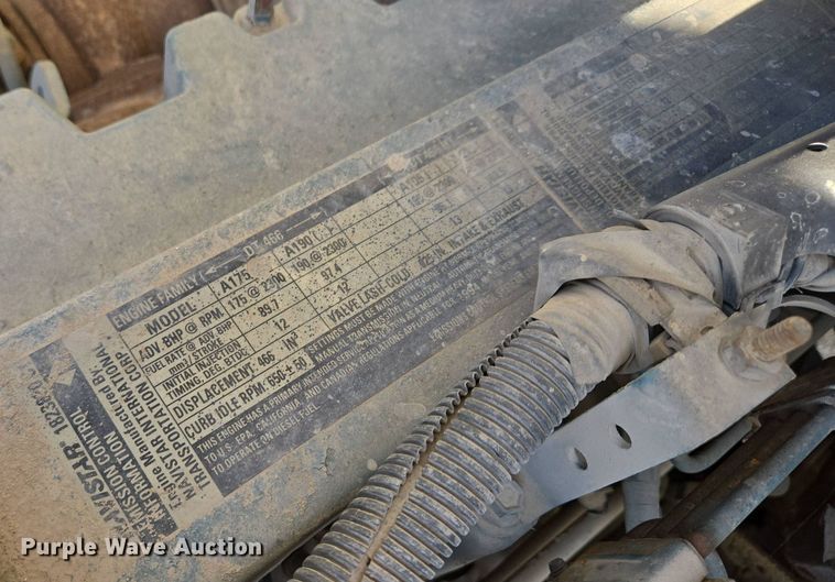 image for item EM7108 1995 International  4700 DT466 dump flatbed truck