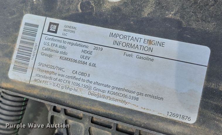 image for item EM7150 2019 Isuzu  NPR box truck