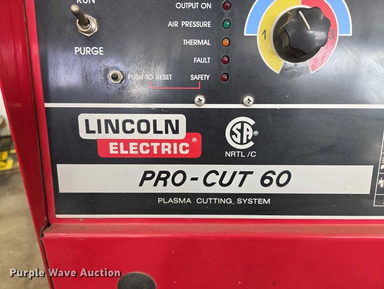 image for item EM7382 Lincoln Electric Pro-Cut 60 plasma cutter