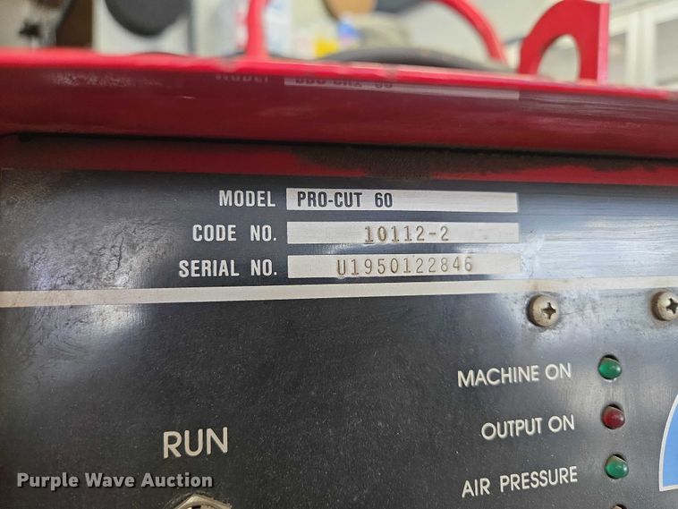 image for item EM7382 Lincoln Electric Pro-Cut 60 plasma cutter