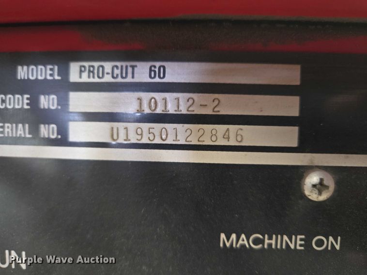 image for item EM7382 Lincoln Electric Pro-Cut 60 plasma cutter