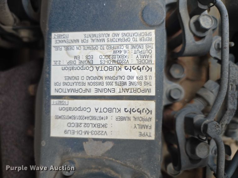 image for item EM7391 2006 Bobcat 331 G mini excavator