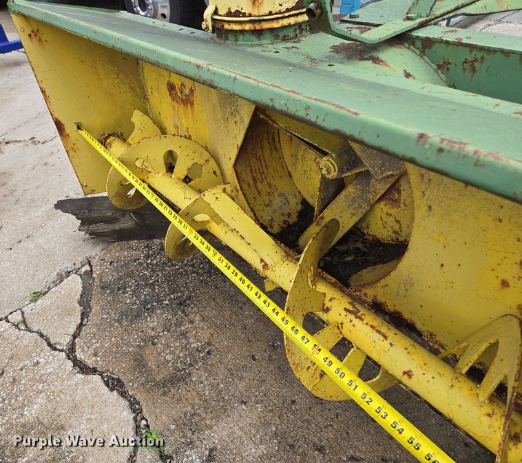 image for item EM7393 John Deere snow blower