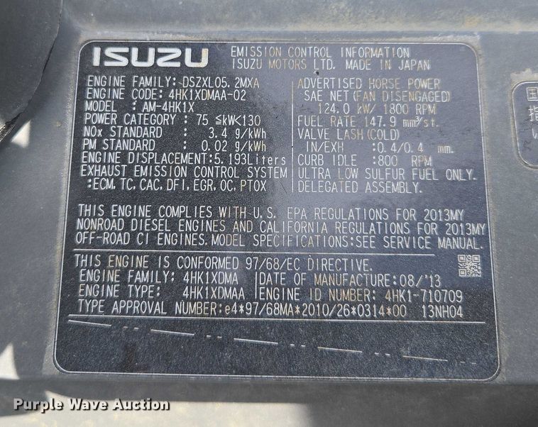 image for item EM7426 2014 Link-Belt 210X3 excavator