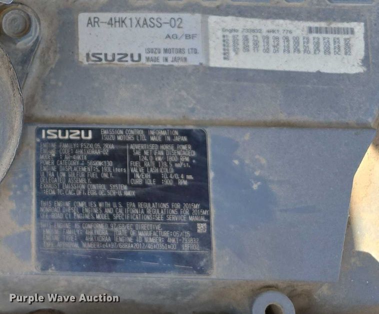 image for item EM7427 2019 Link-Belt 210X4 long reach excavator