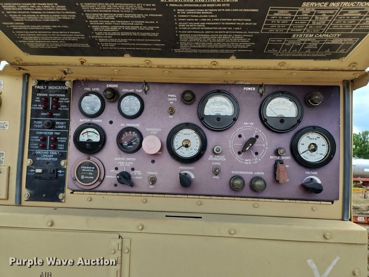 image for item EM7434 2003 Fermont Division MEP-804A generator