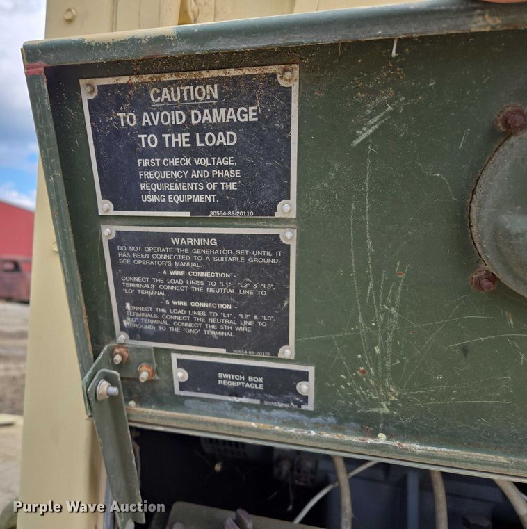 image for item EM7434 2003 Fermont Division MEP-804A generator