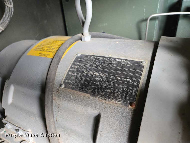 image for item EM7434 2003 Fermont Division MEP-804A generator