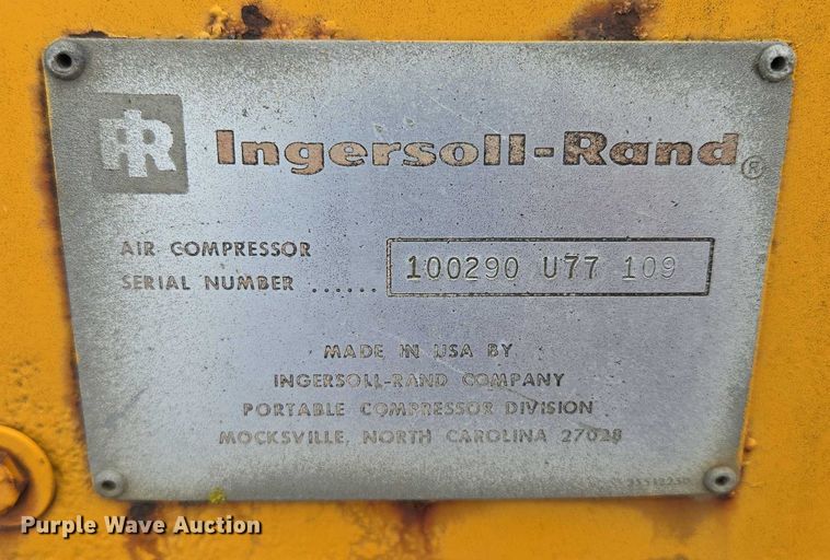 image for item EM7440 Ingersoll-Rand GH85 air compressor