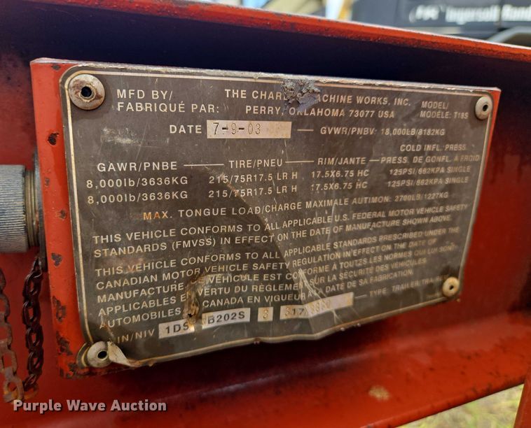 image for item EM7448 2003 Ditch Witch FX30 vacuum excavator