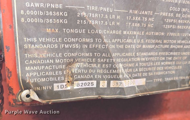 image for item EM7448 2003 Ditch Witch FX30 vacuum excavator