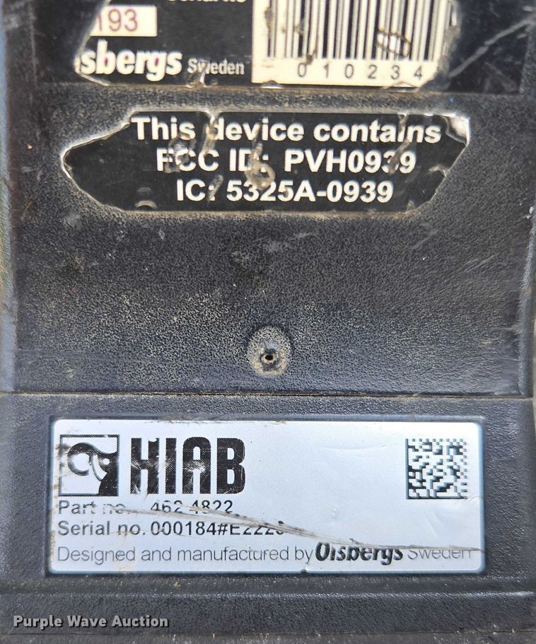 image for item EM7481 Hiab 335K-4 Hipro truck mounted crane