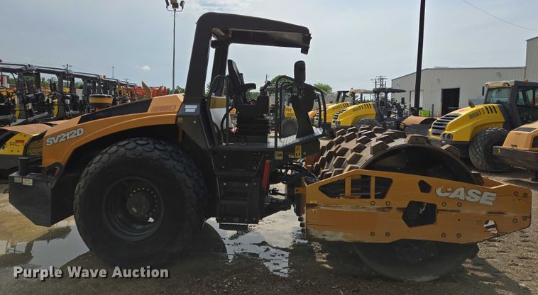 image for item EQ4031 2019 Case SV212D single drum vibratory roller
