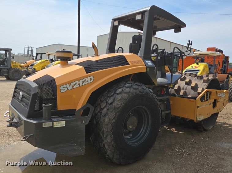 image for item EQ4031 2019 Case SV212D single drum vibratory roller