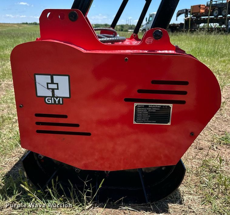 image for item EQ4885 2024 GIYI skid steer mulcher