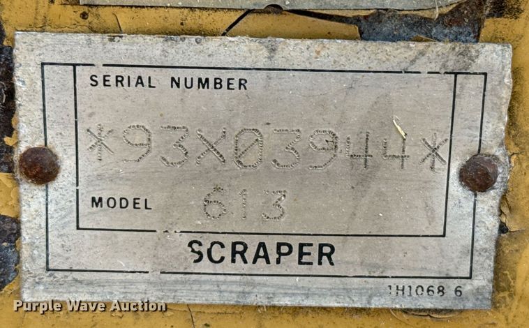 image for item EQ4924 Caterpillar 613C Series II elevating scraper