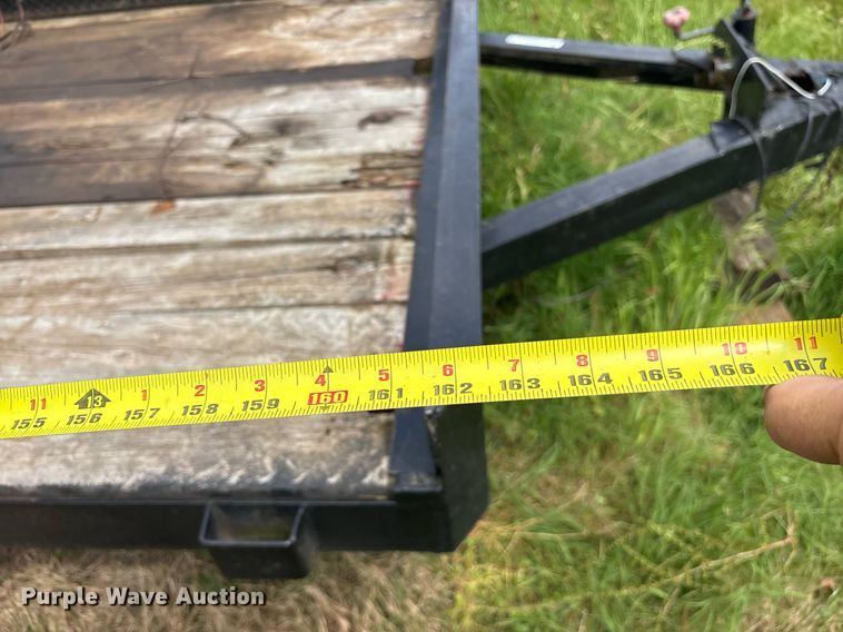 image for item ND9774 1999 Shop built utility trailer