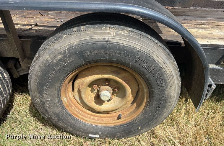 image for item ND9774 1999 Shop built utility trailer