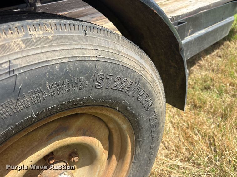 image for item ND9774 1999 Shop built utility trailer